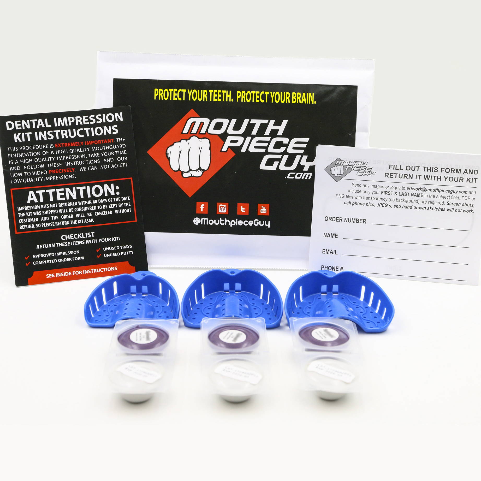 Custom Mouthguard Dental Impression Kit - Mouthpiece Guy